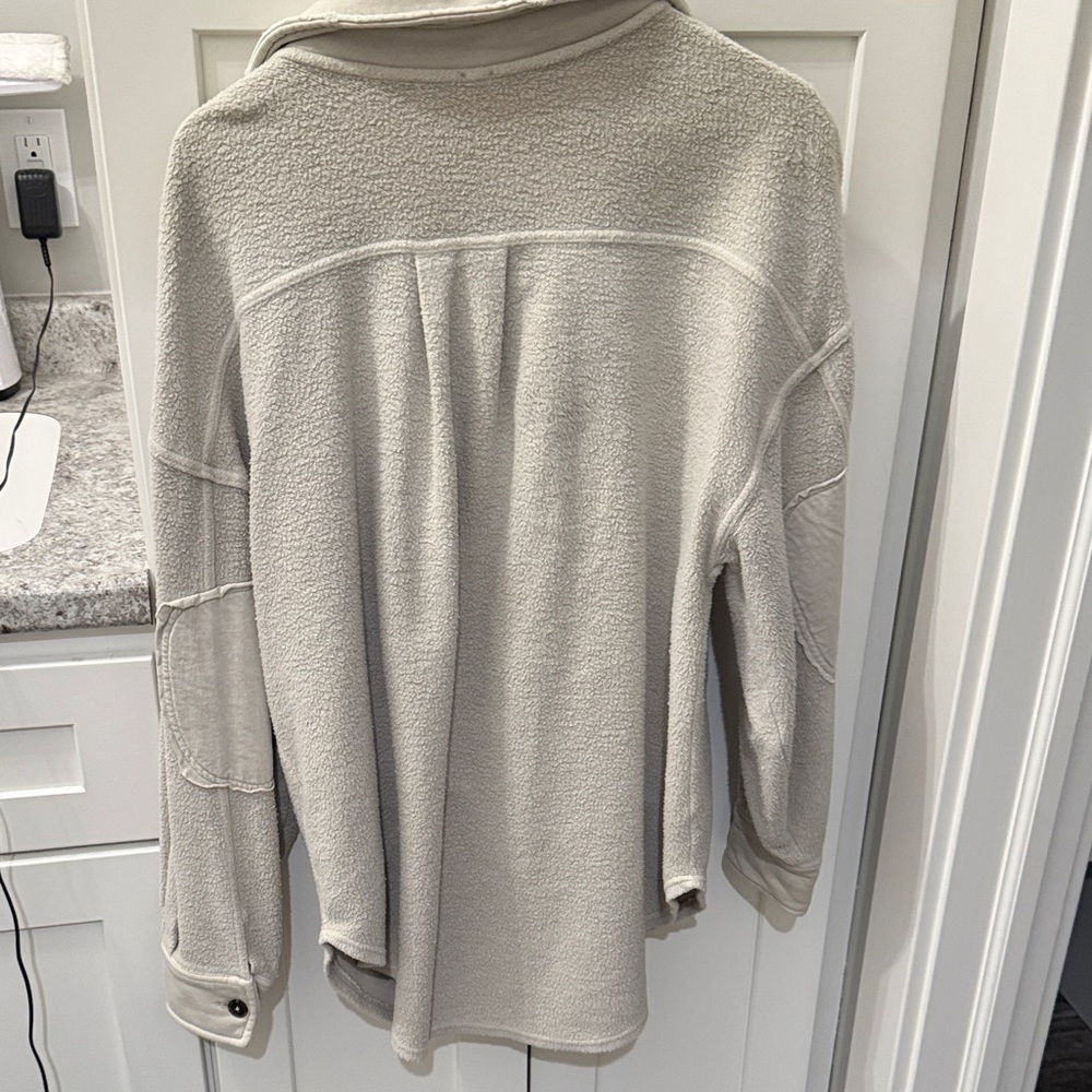 Free People Ruby Jacket-Stone color - image 2